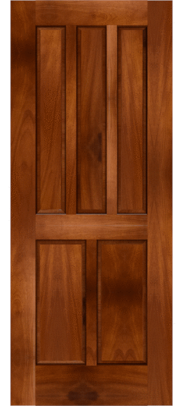 Elegant Custom Raised Panel Mahogany Doors Estate Millwork